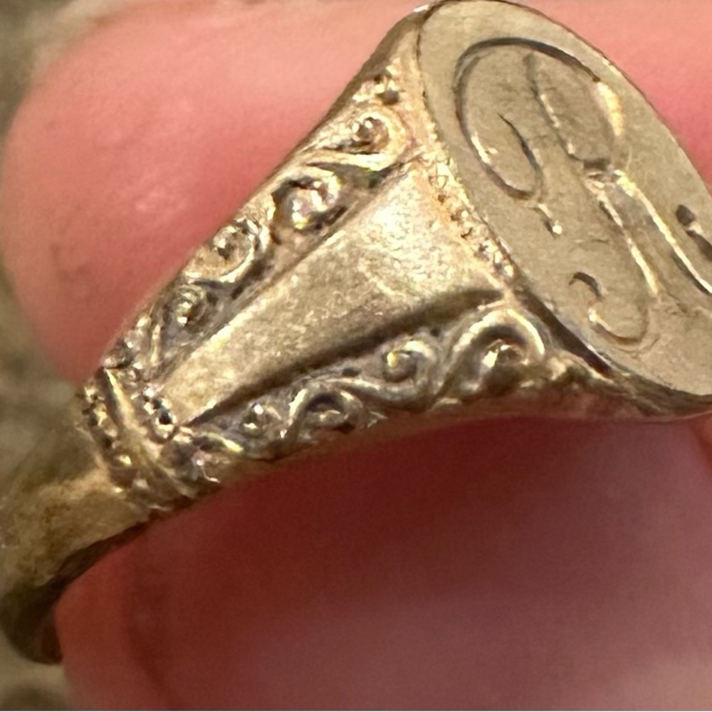 Antique Monogram Ring - image 4